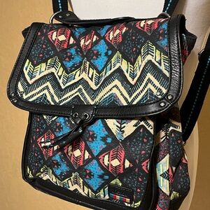 The Sak Aztec/Chevron —Backpack/crossbody/shoulder Bag
